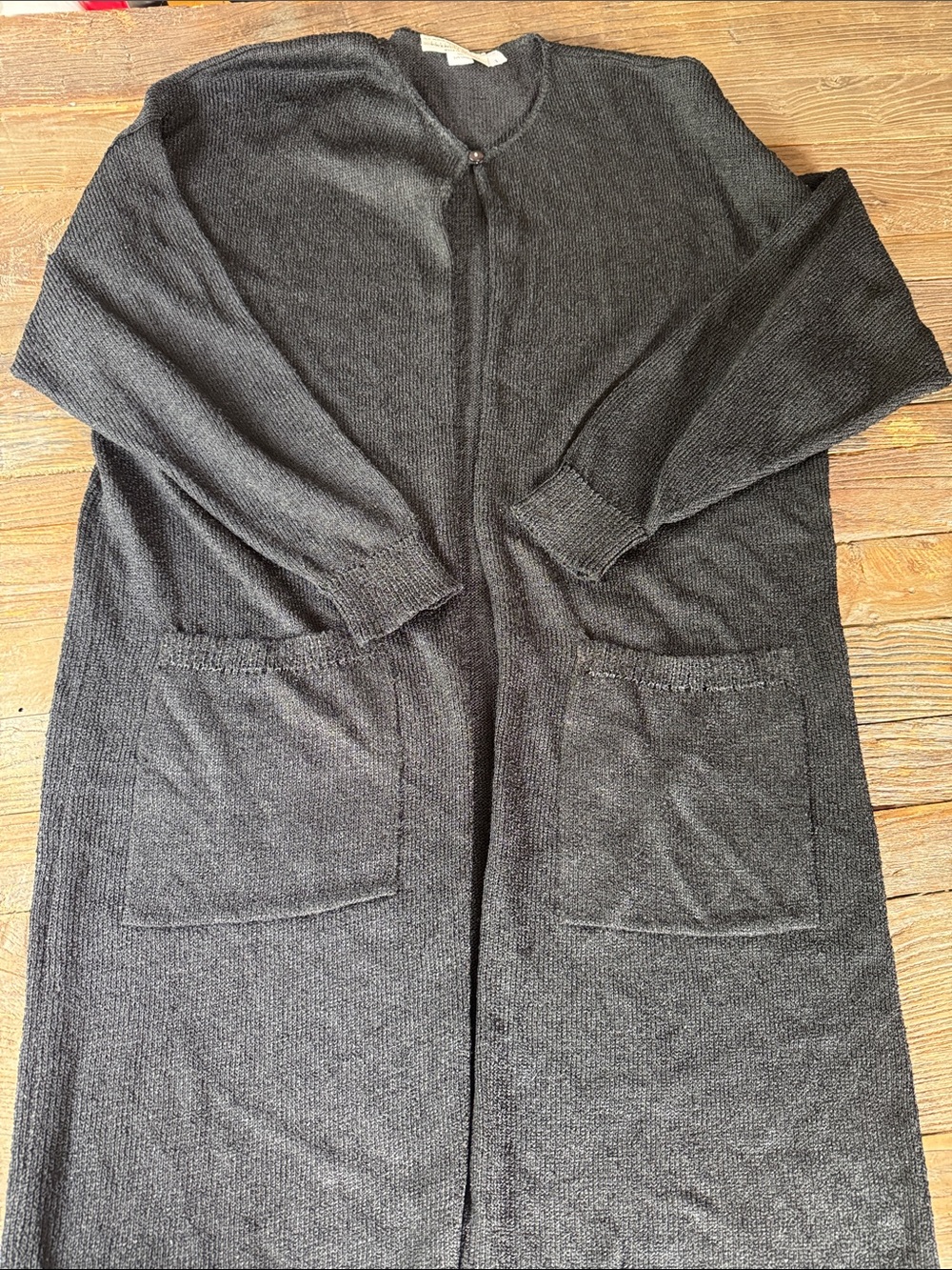 French Rags 80’s 90’s Santana knit vintage long sweater cardigan medium/large - Picture 5 of 6